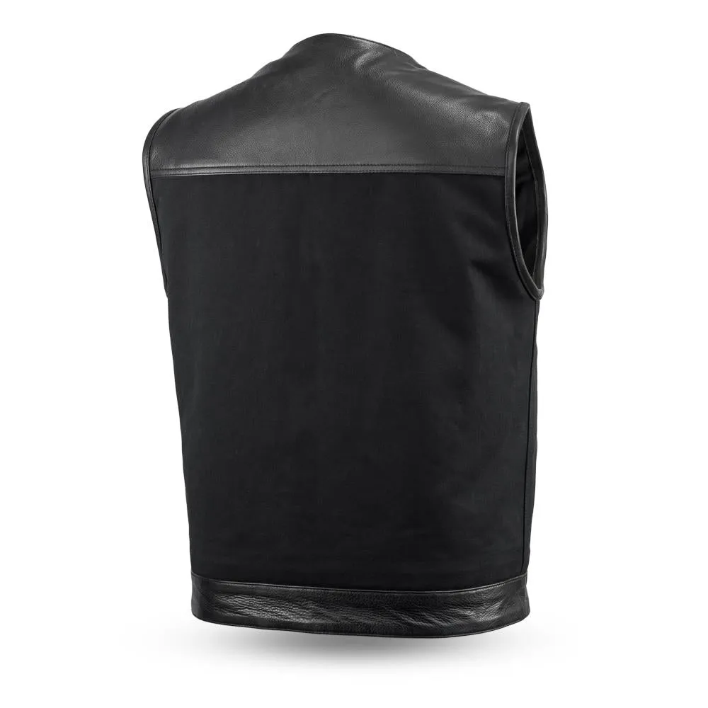 49/51 Canvas (no collar) | Men's Motorcycle Vest