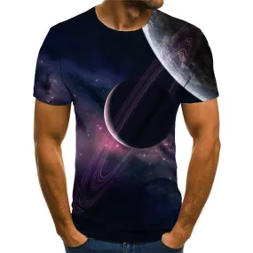 abstract t shirt  personality t shirt 3D  Cool fun geometric colorful art art costume men's