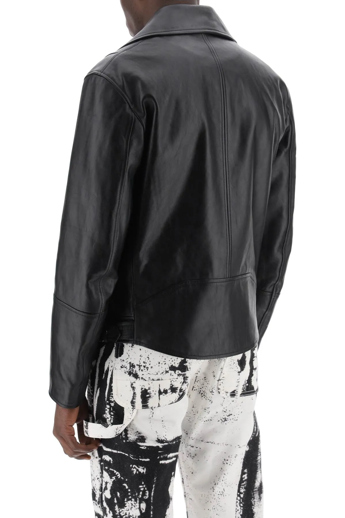 ALEXANDER MCQUEEN Giacca Biker In Nappa