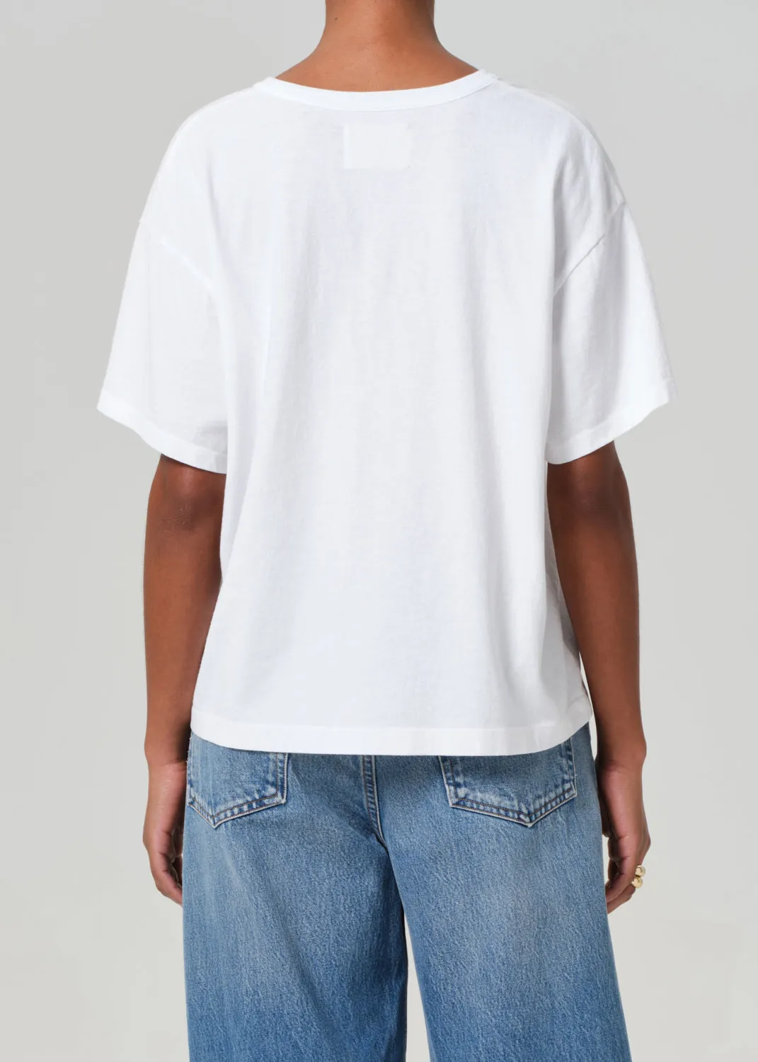 Aspeth Splice Tee in White