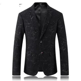 Blacks Wool Men's Business Blazer Jackets