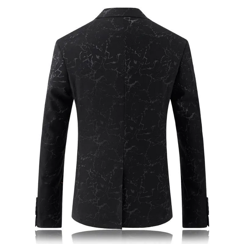 Blacks Wool Men's Business Blazer Jackets