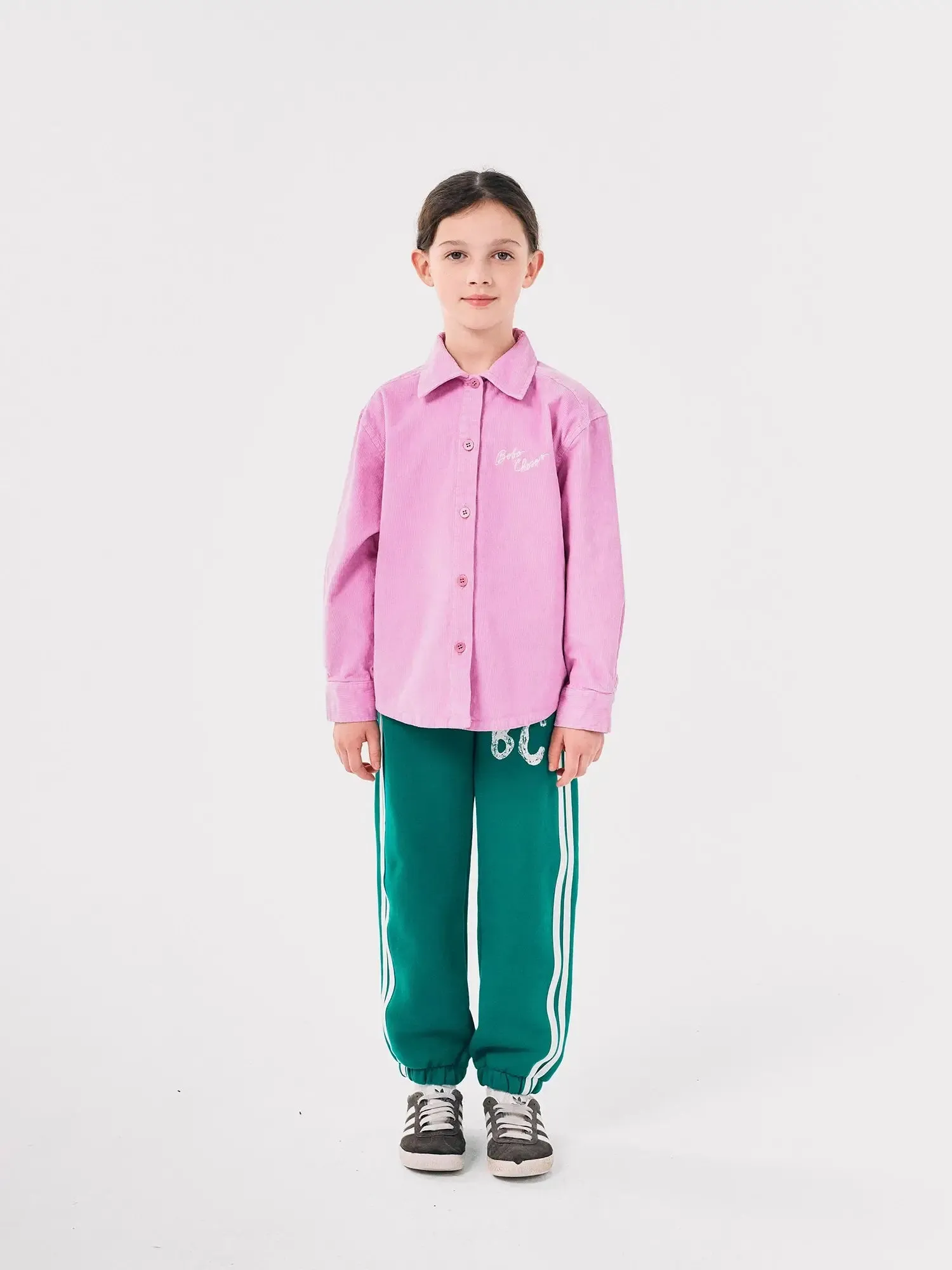 Bobo Choses embroidery corduroy shirt