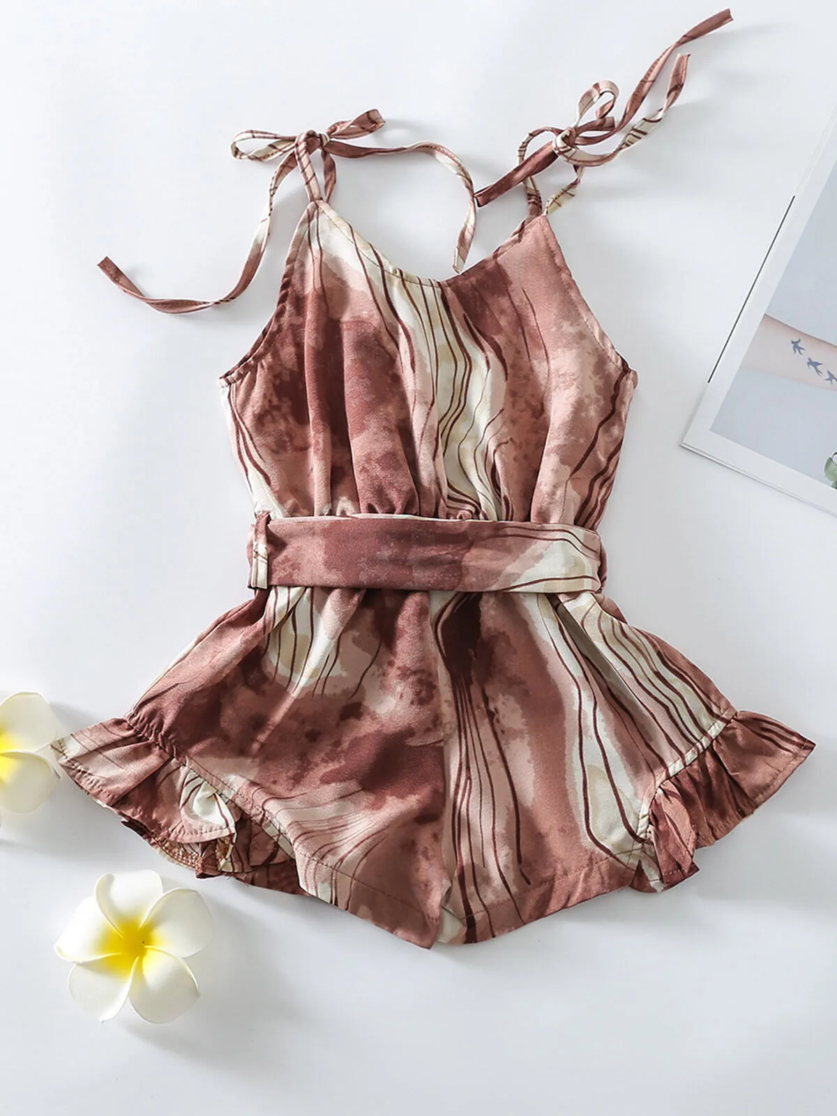 Chocolate Marble Romper