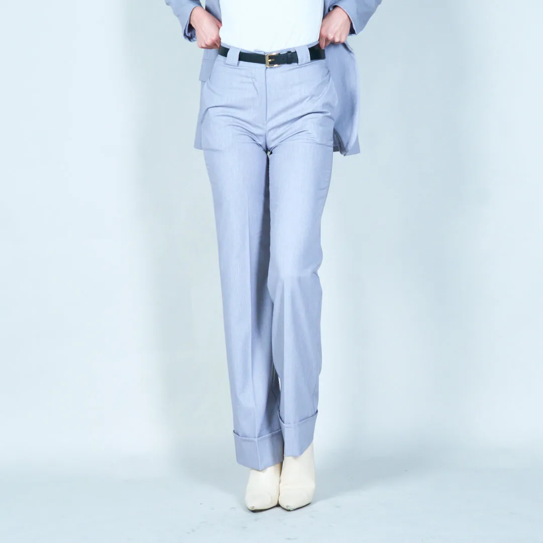 Cuffed trousers with belt wholesale