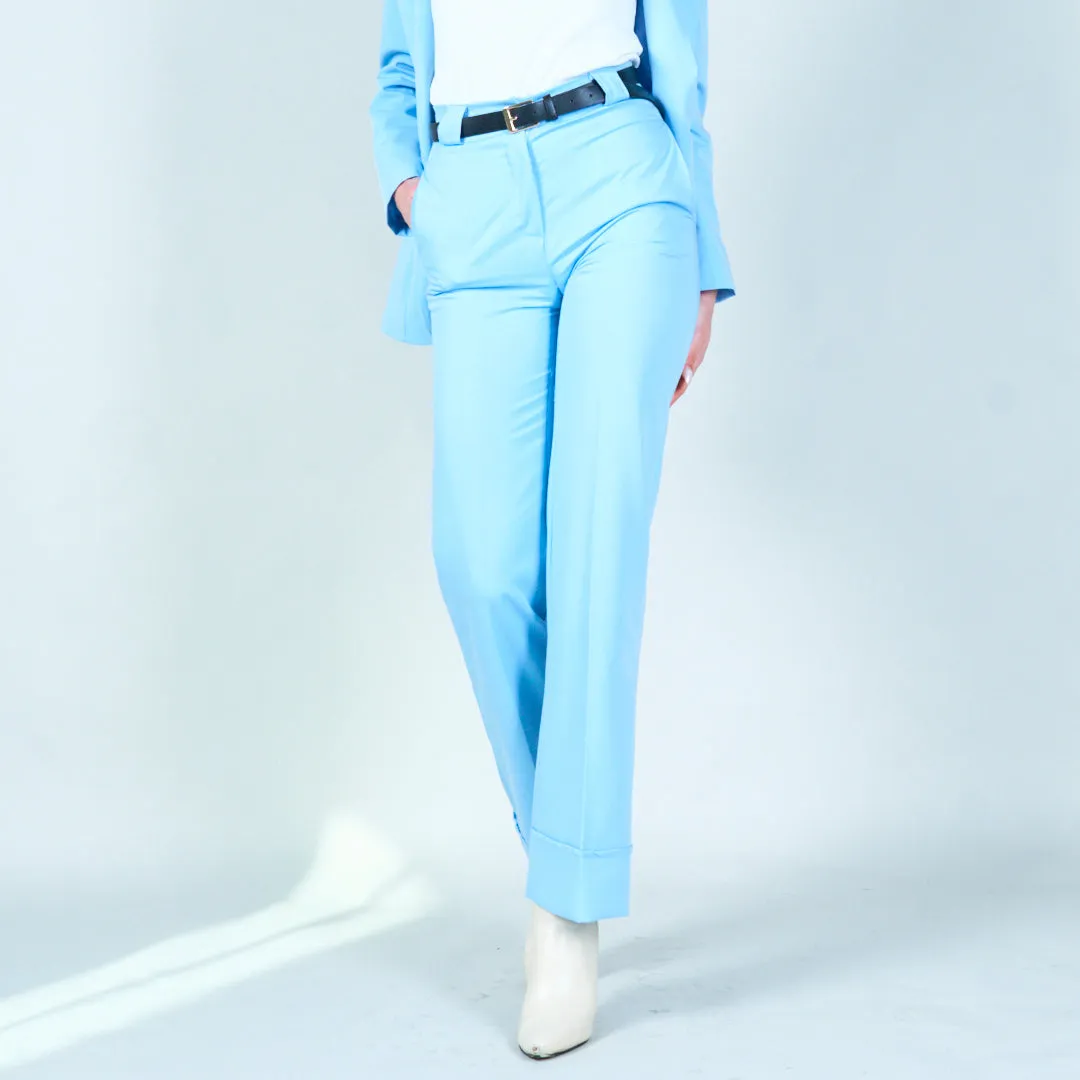 Cuffed trousers with belt wholesale