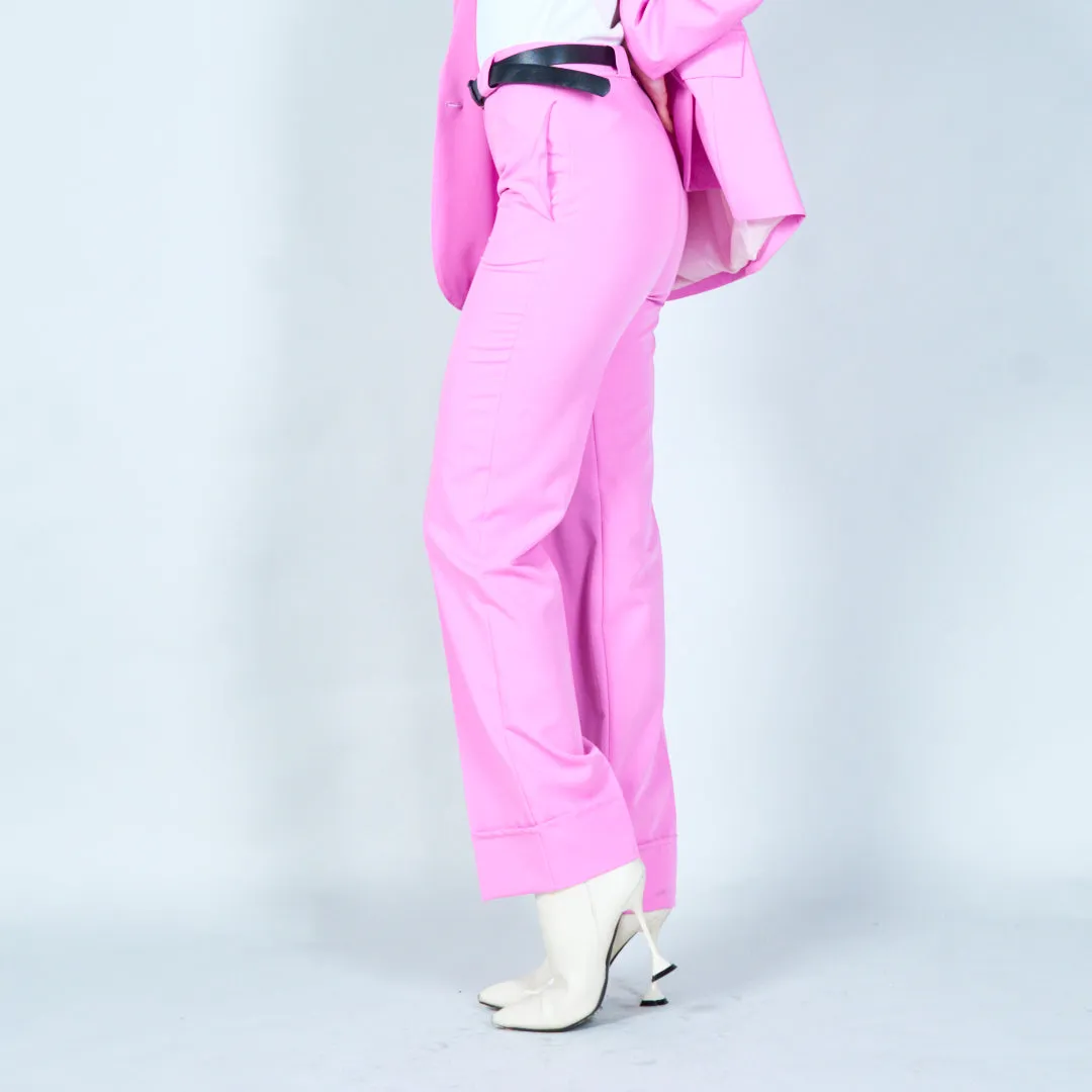 Cuffed trousers with belt wholesale