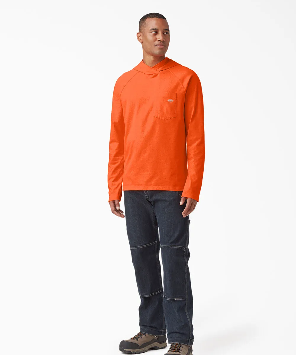 Dickies Cooling Performance Long Sleeve Sun Shirt - Bright Orange