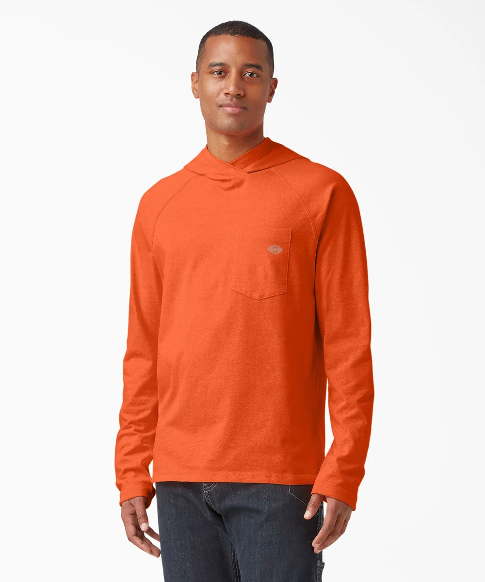 Dickies Cooling Performance Long Sleeve Sun Shirt - Bright Orange