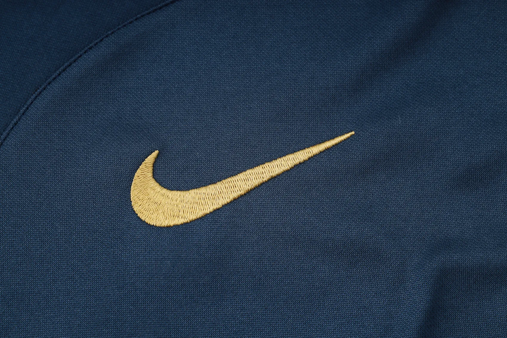 France Dark Blue and Gold Tracksuit