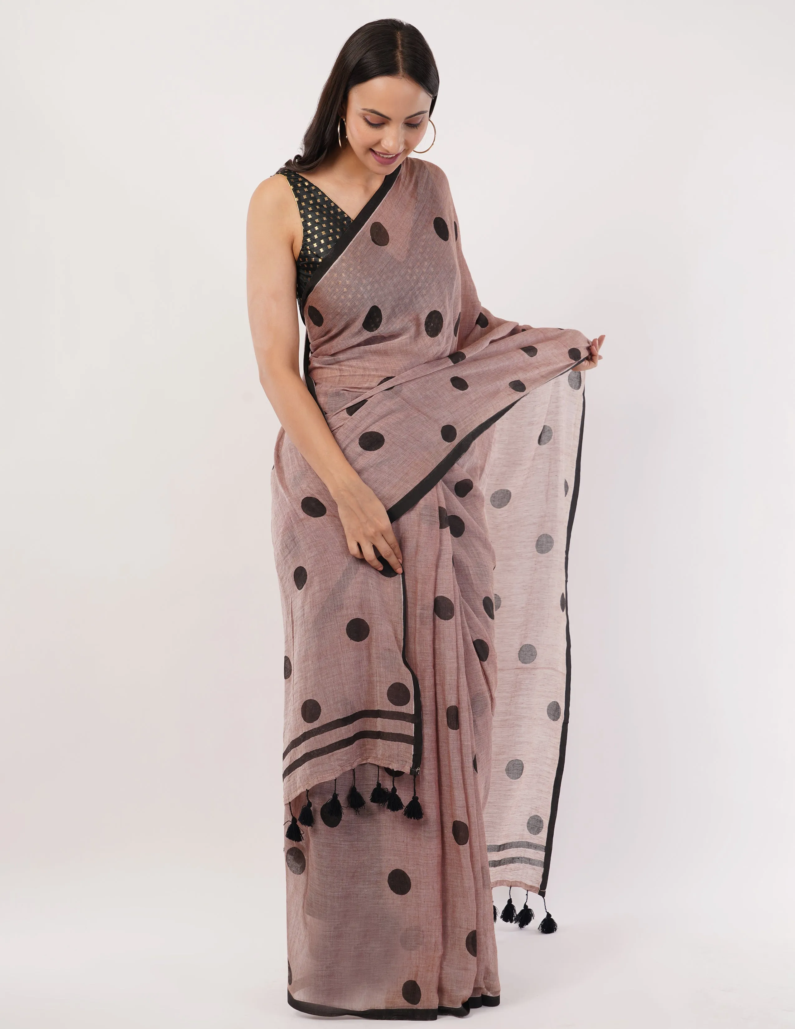 handloom mul cotton saree