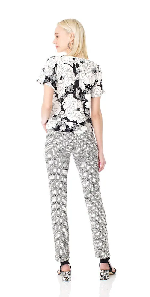 Jagger Slim Trousers, retro tile