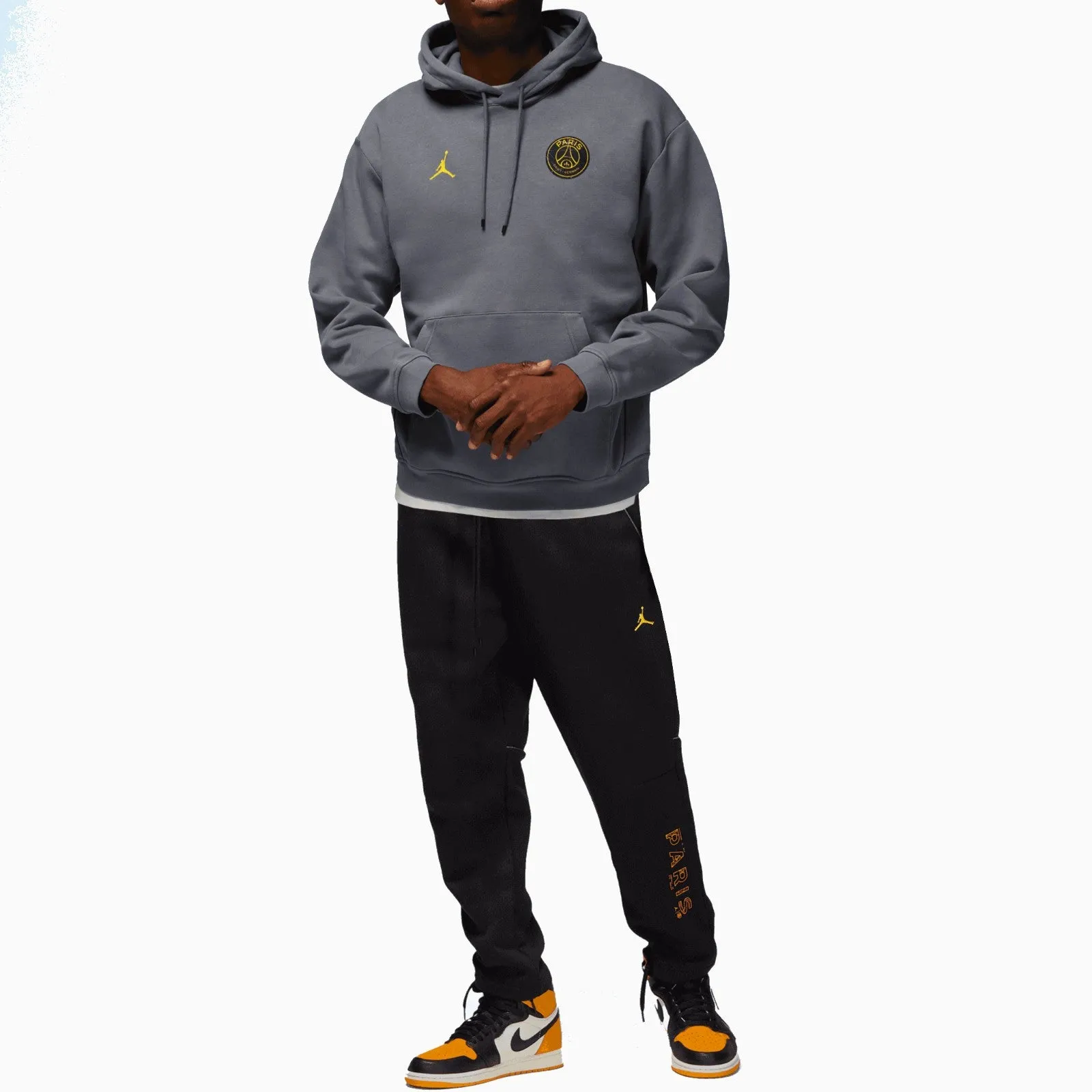 Jordan x PSG Casual Fleece fanwear presentation tracksuit 2023 - Jordan