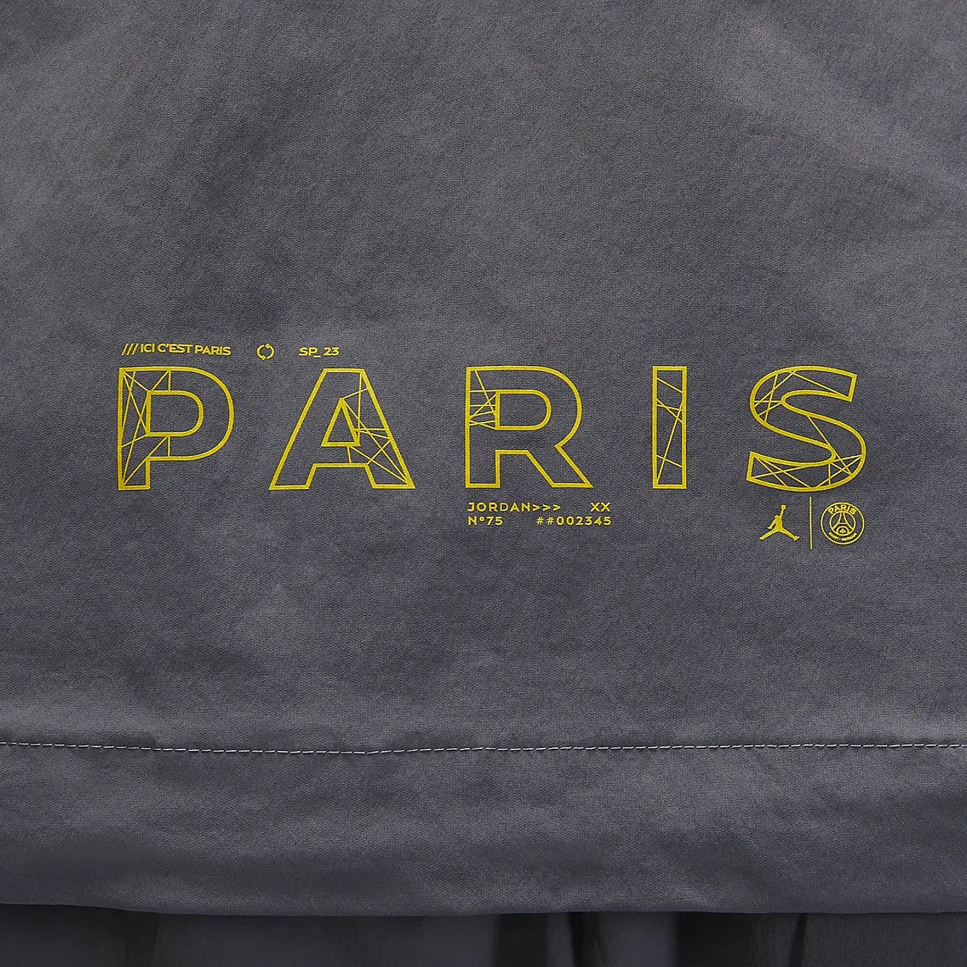 Jordan x PSG grey woven presentation tracksuit 2022/23 - Jordan