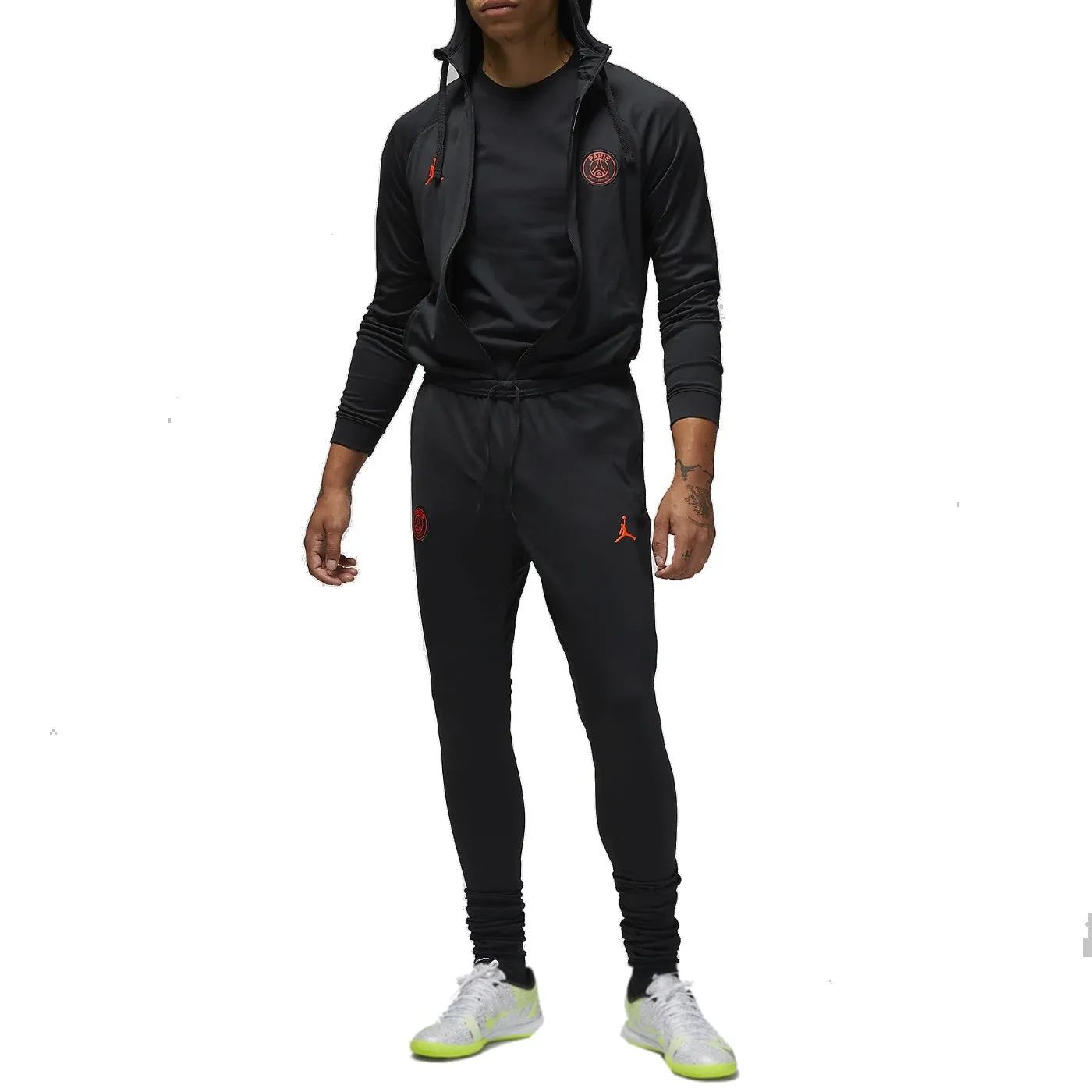 Jordan x PSG Soccer black training presentation tracksuit 2022/23 - Jordan