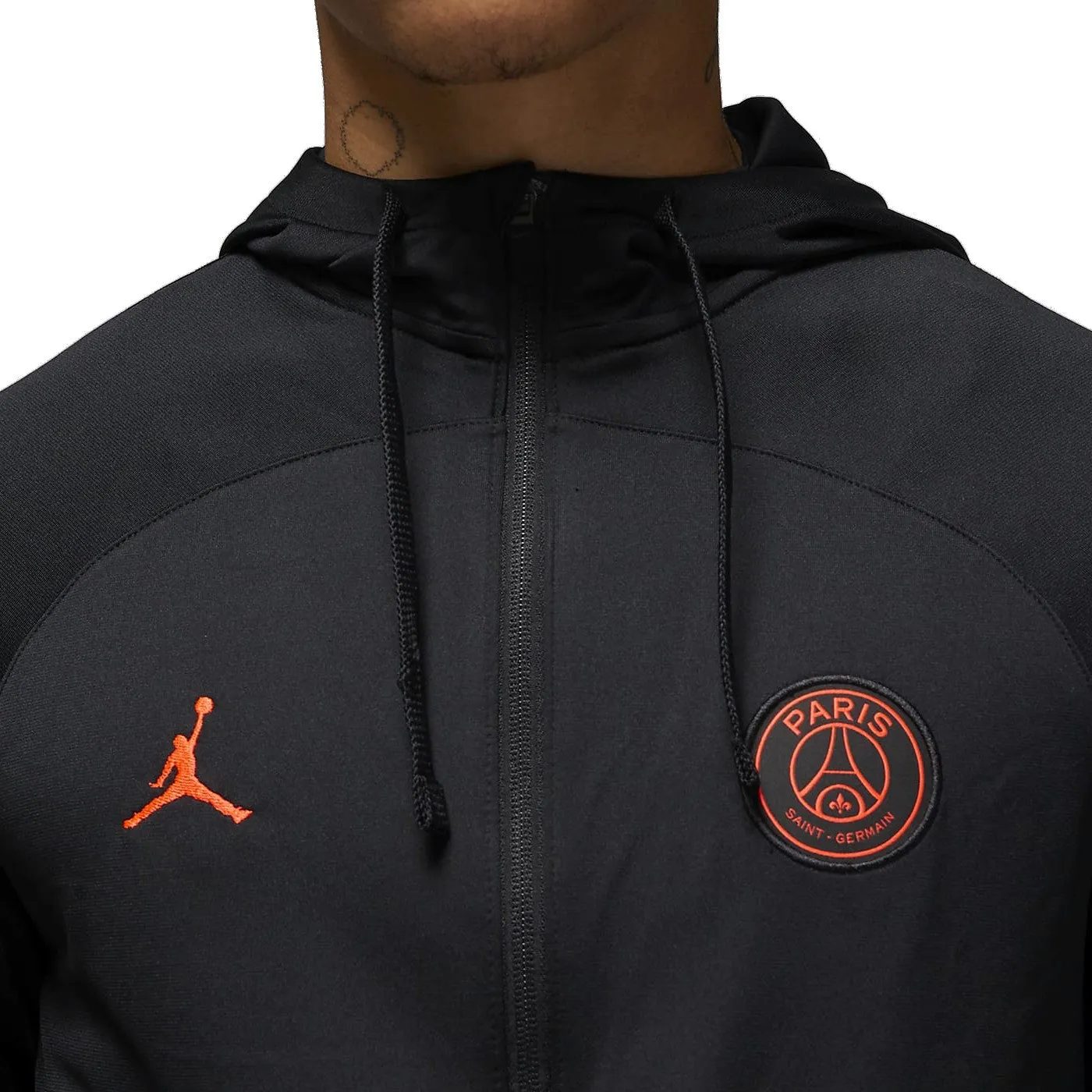 Jordan x PSG Soccer black training presentation tracksuit 2022/23 - Jordan