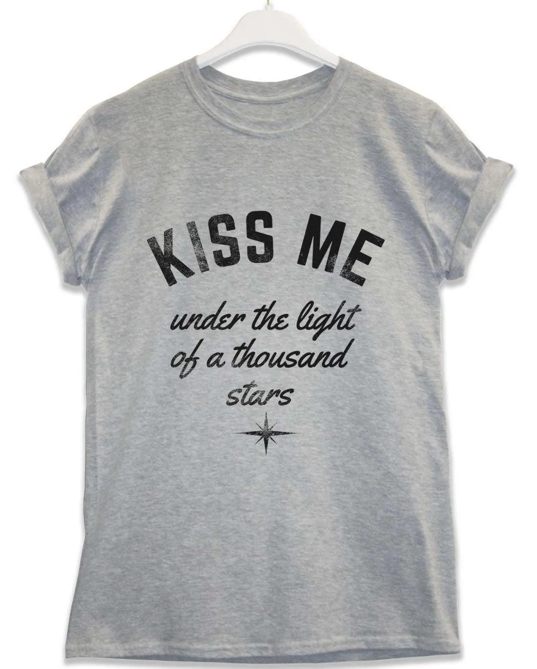 Kiss Me Under Stars Lyric Quote T-Shirt