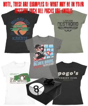 Ladies Movie Tees Mystery Box Pack of 5