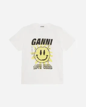 Light Jersey Sun Love T-shirt - Bright White