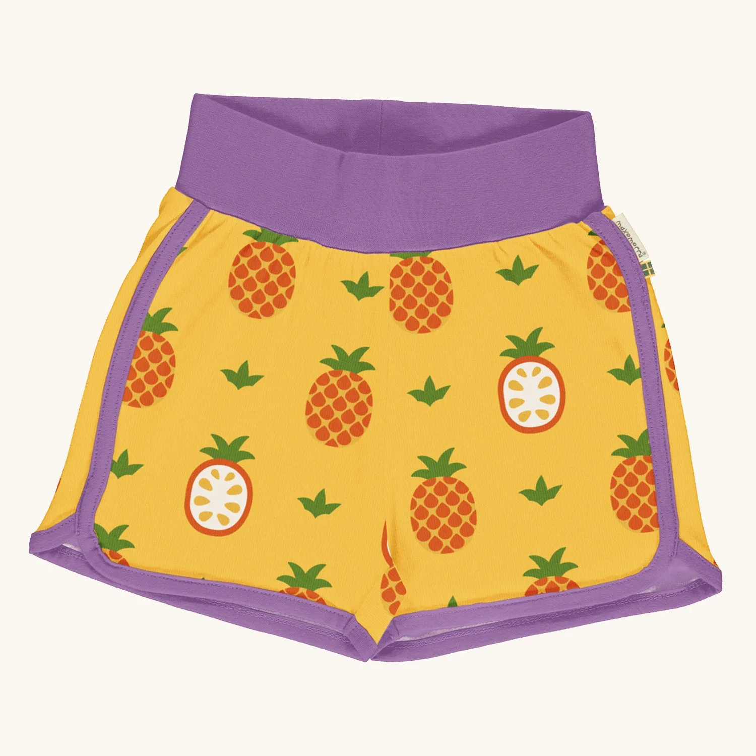 Maxomorra Pineapple Runner Shorts