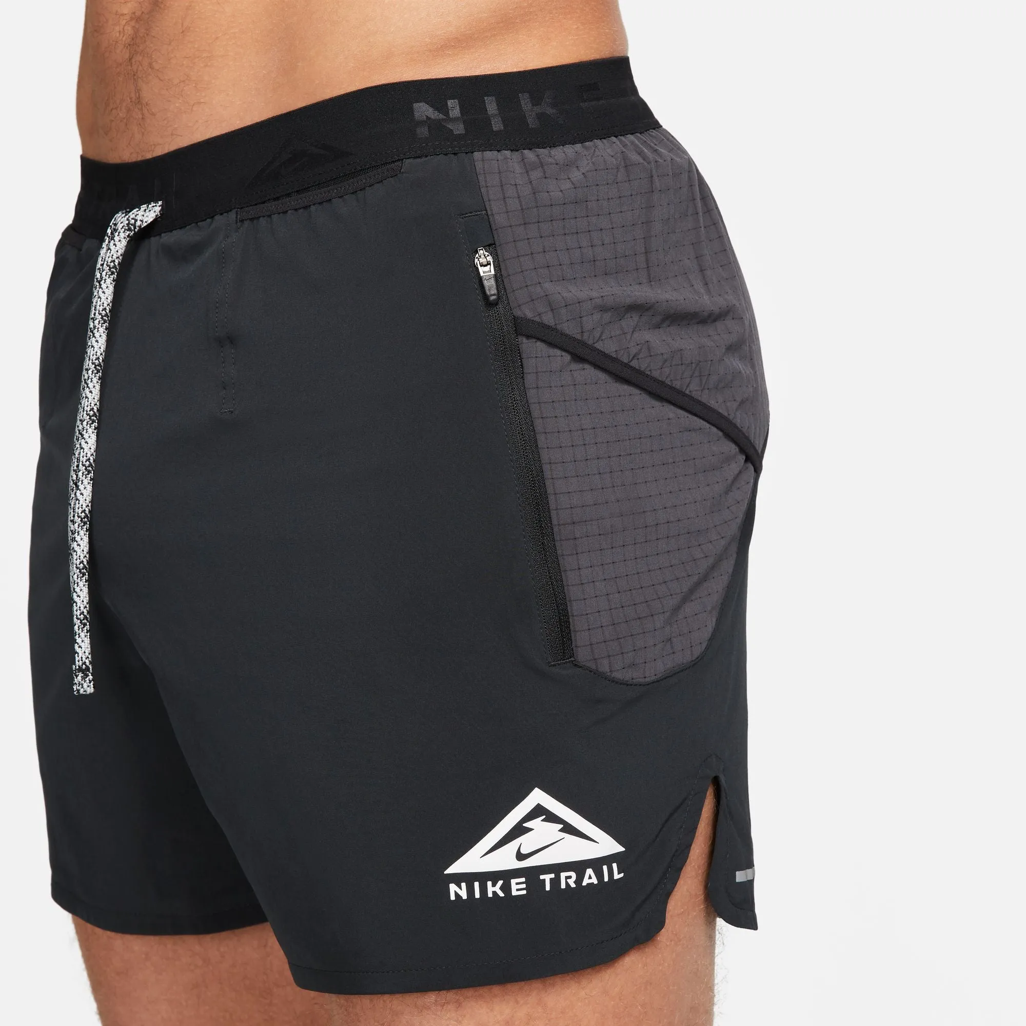 MEN'S DRI-FIT 5" TRAIL SHORT - 010 BLACK/DARK SMOKE