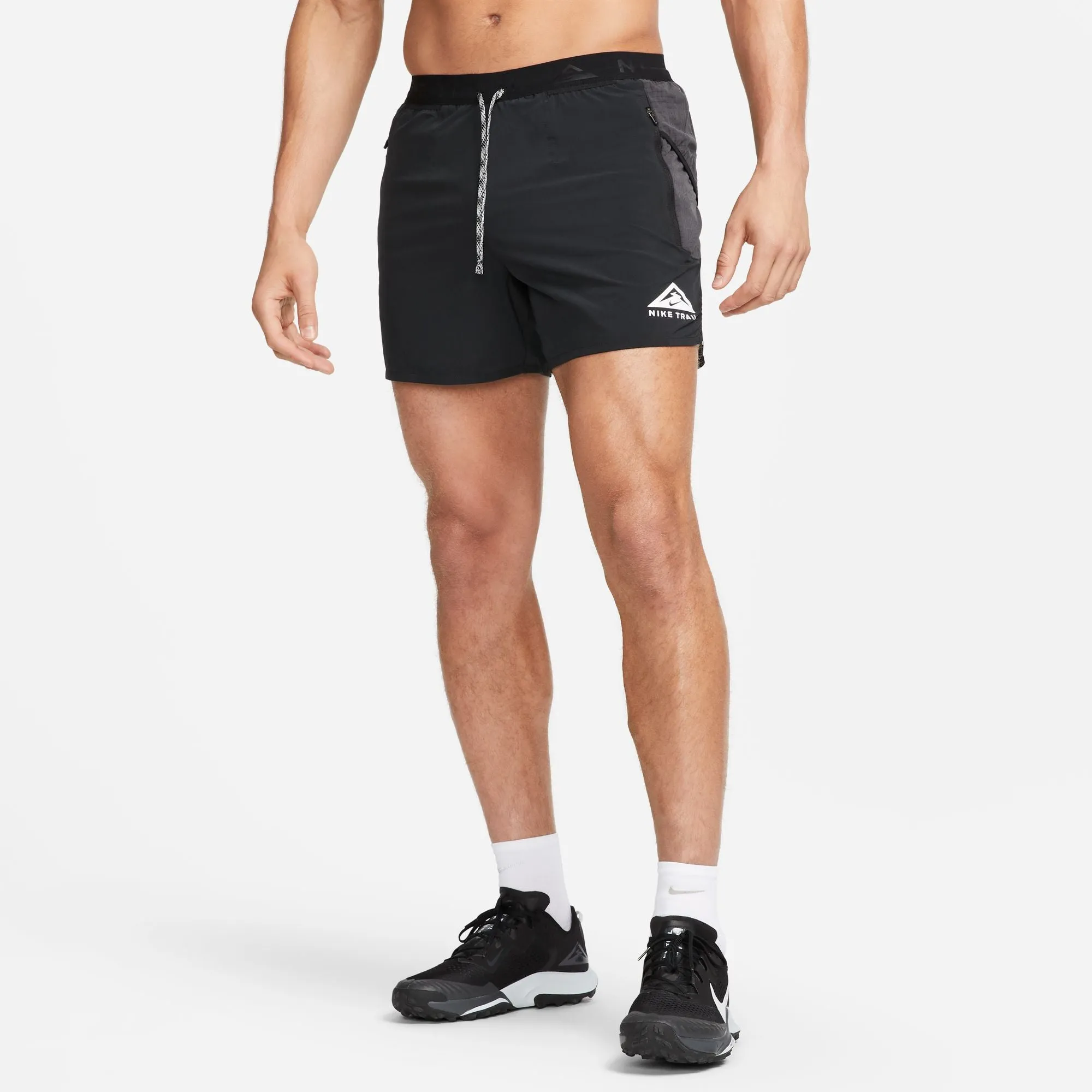 MEN'S DRI-FIT 5" TRAIL SHORT - 010 BLACK/DARK SMOKE