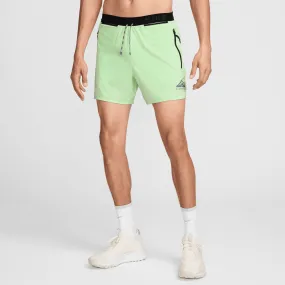 Men's Trail Second Sunrise 5" Brief-Lined Shorts (376 - Vapor Green/Vapor Green/Black)