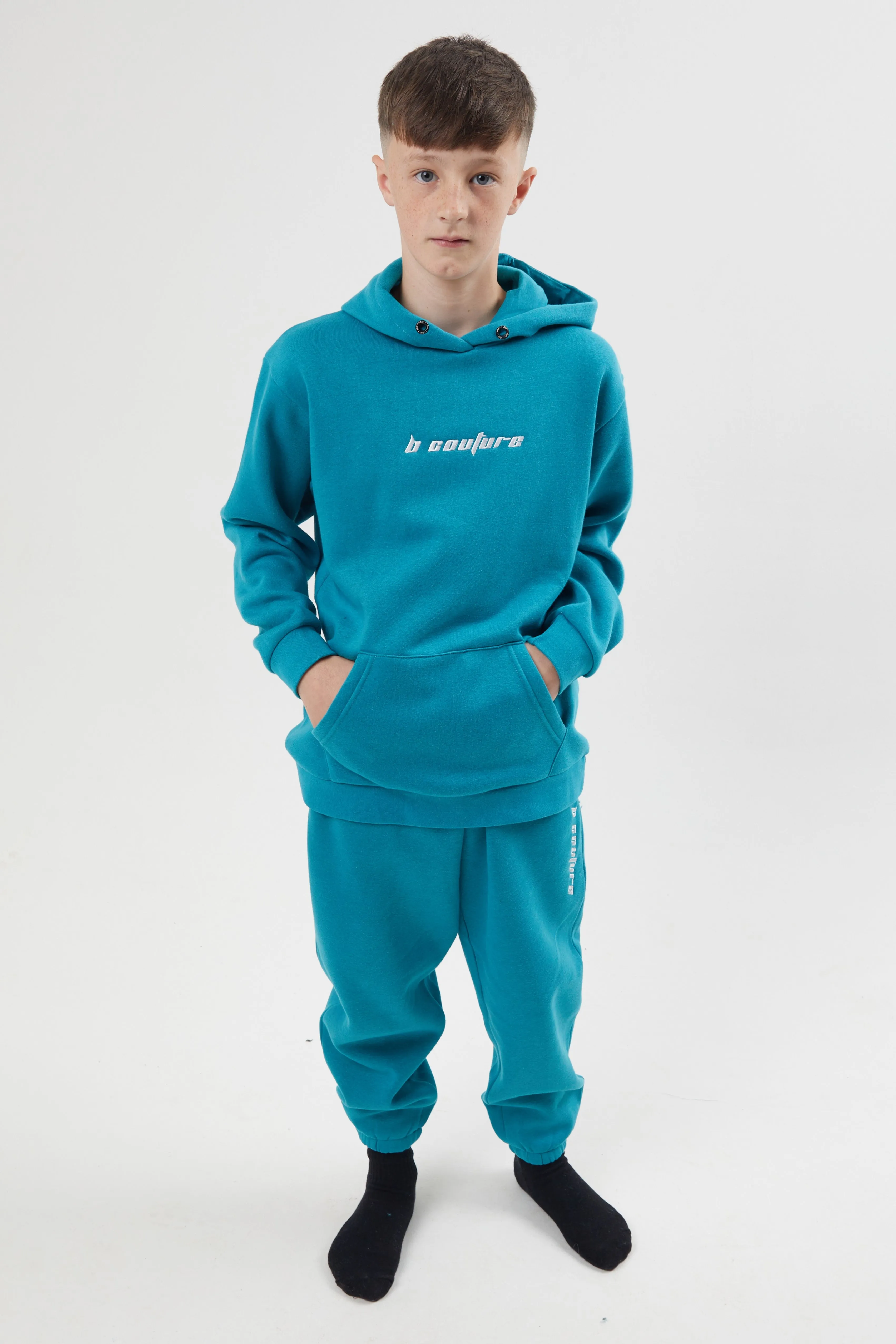 Modbury Fleece Tracksuit Junior - Teal