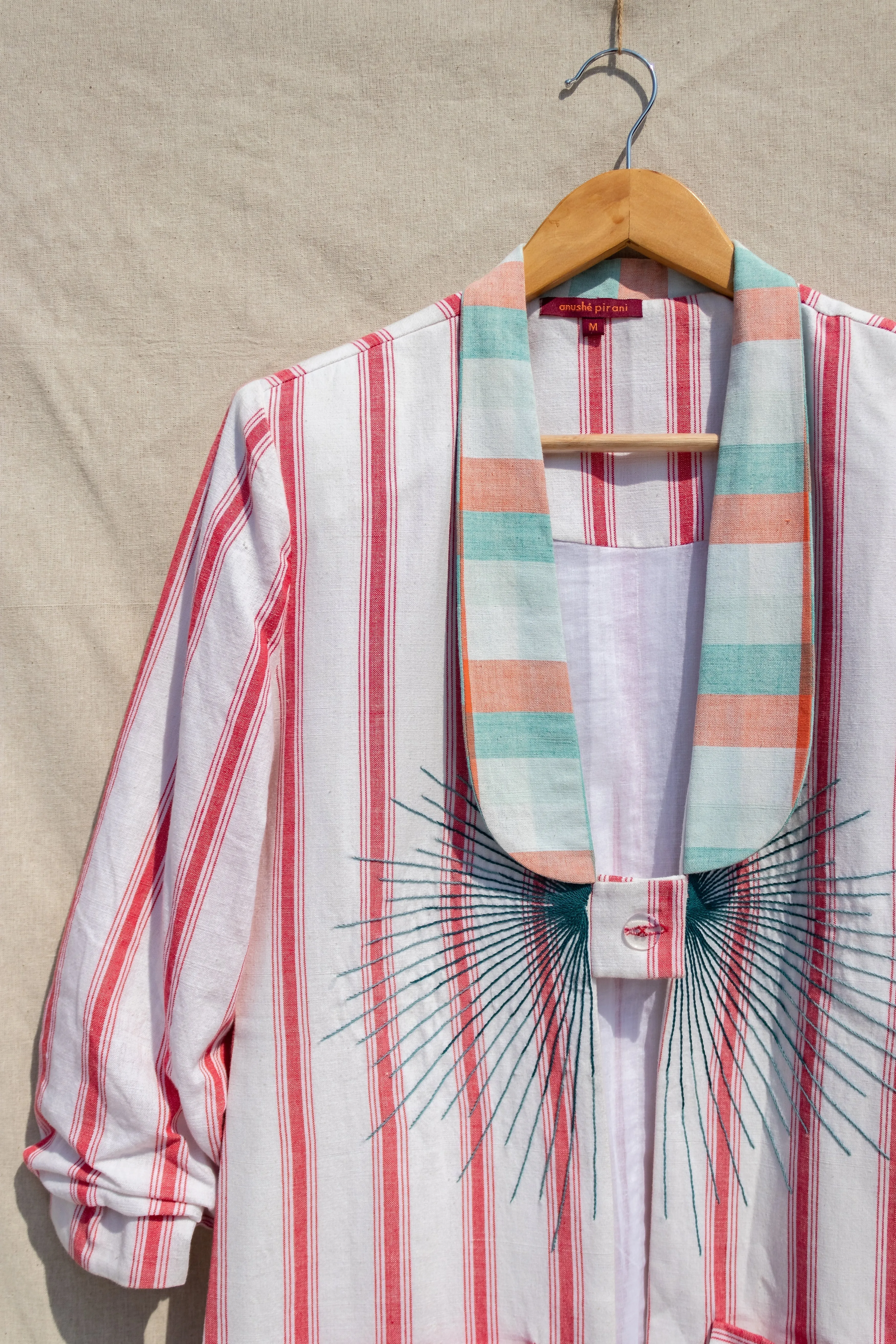 Multicolor Striped Blazer