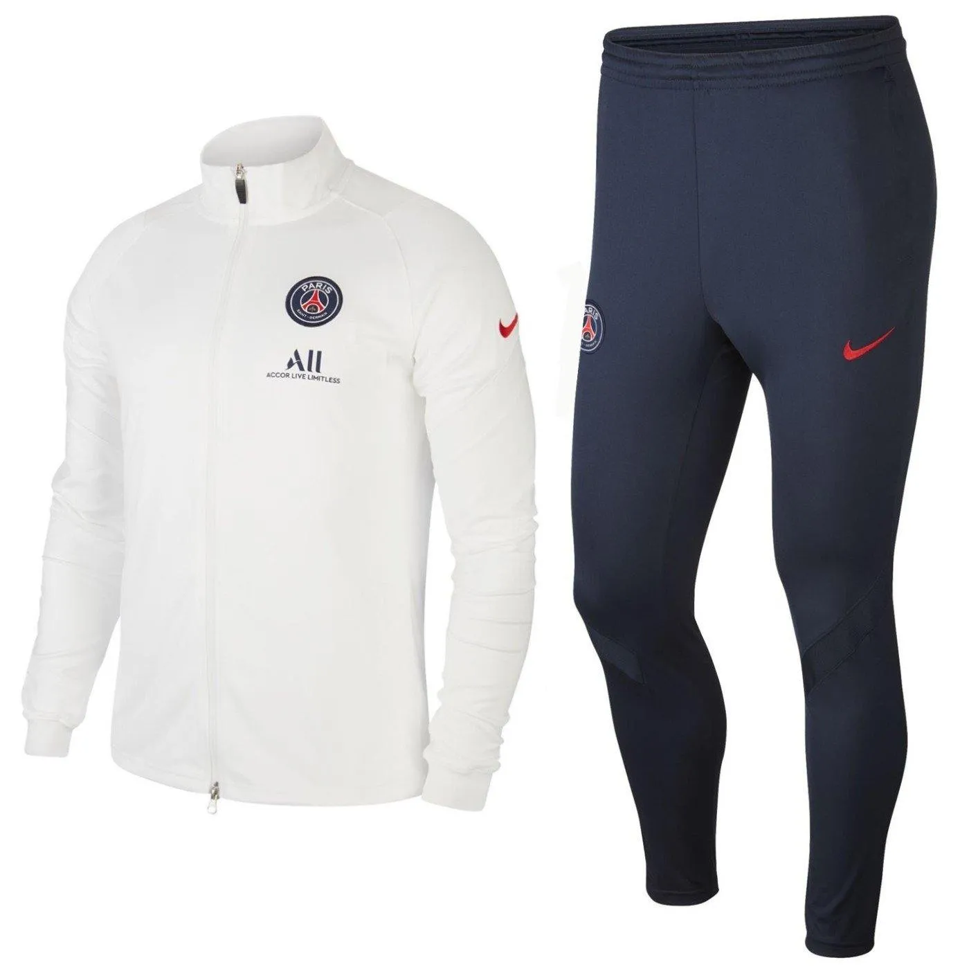 Paris Saint Germain training presentation soccer tracksuit 2020/21 - Nike