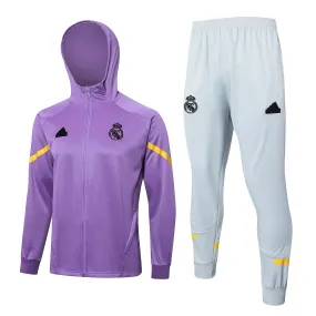 Real Madrid Purple and White Tracksuit