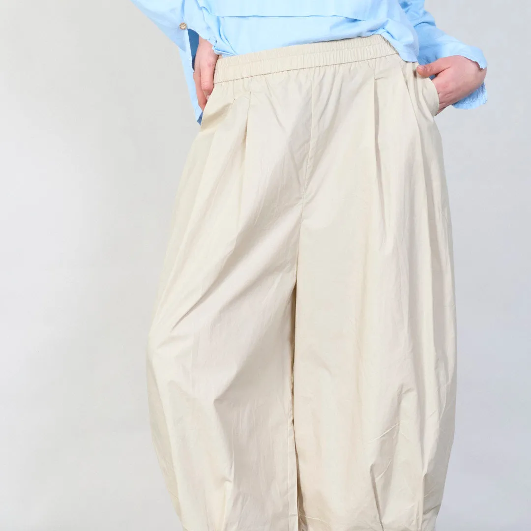 Relaxed fit pleated wide-leg culottes wholesale