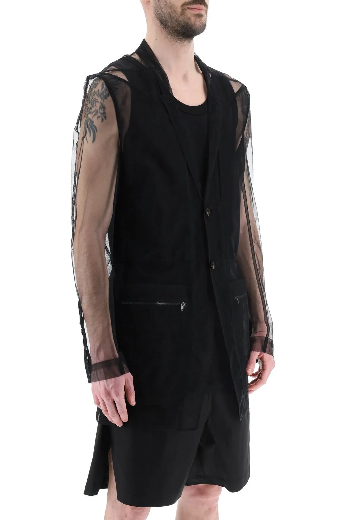 Rick owens lido tulle jacket