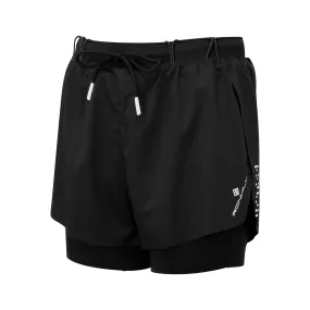 Ronhill | Women's Tech Distance Twin Short - All Black