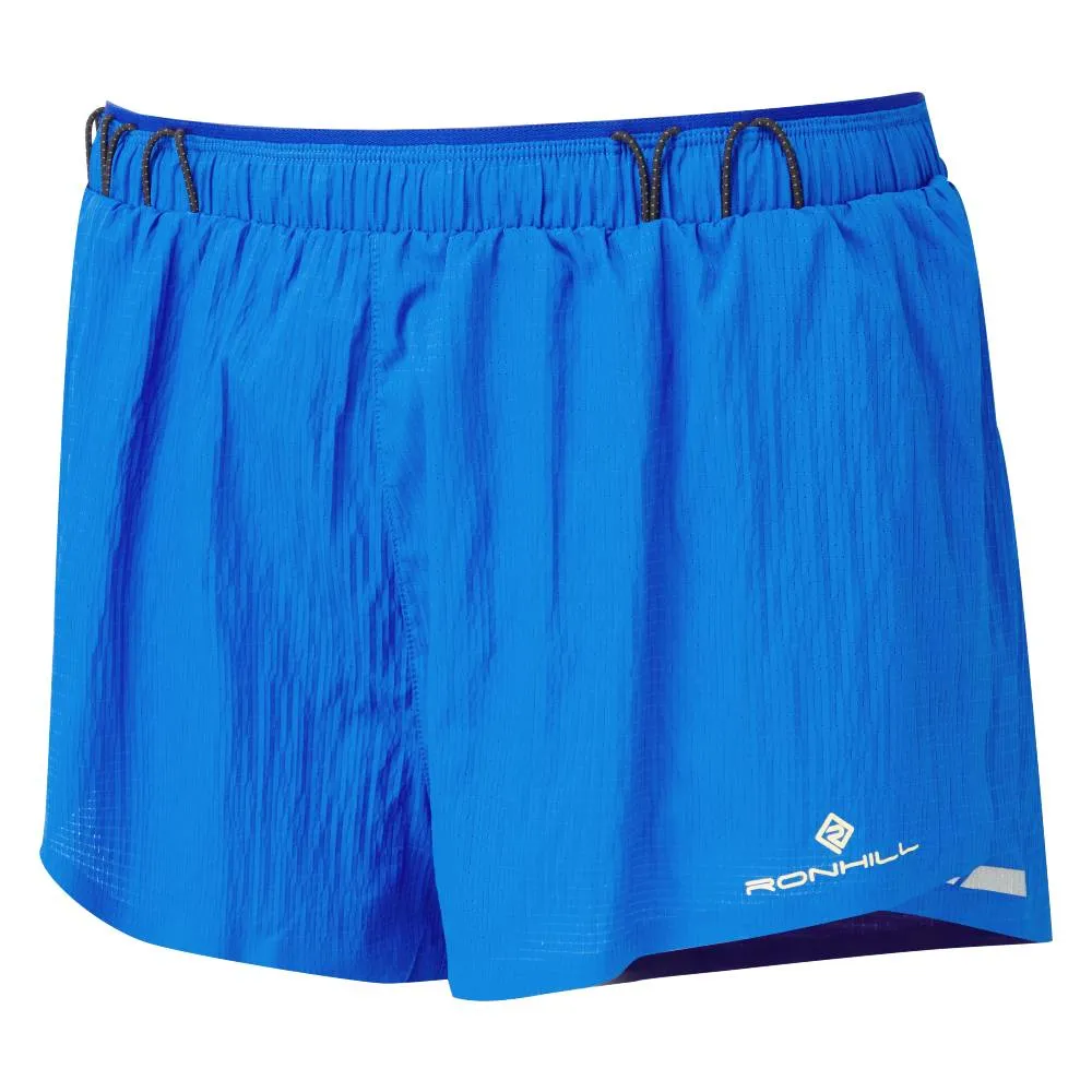 Ronhill Women's Tech Race Short - Electric Blue/Zest