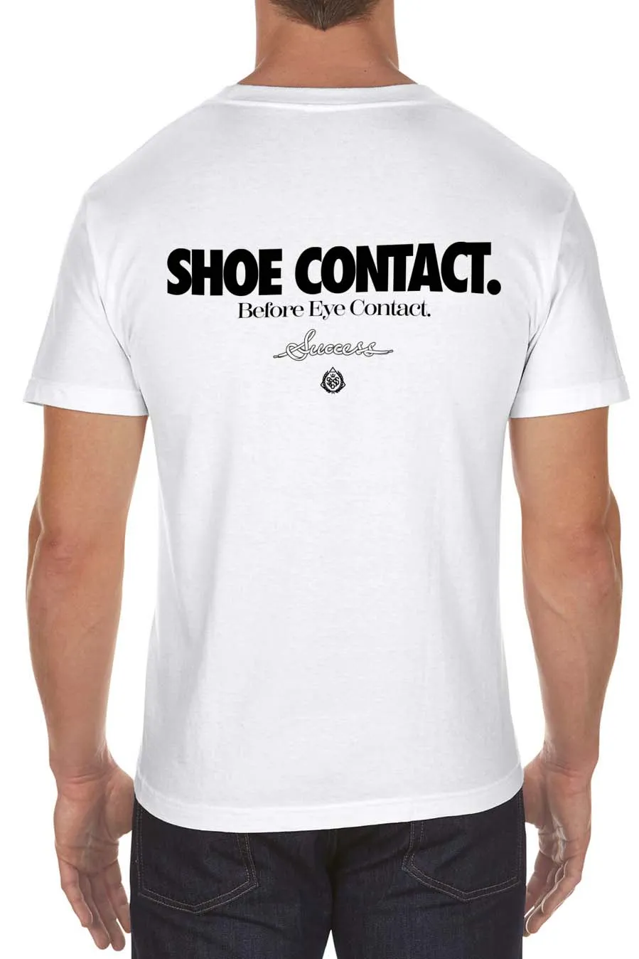 Shoe Contact - White Tee (Unisex)