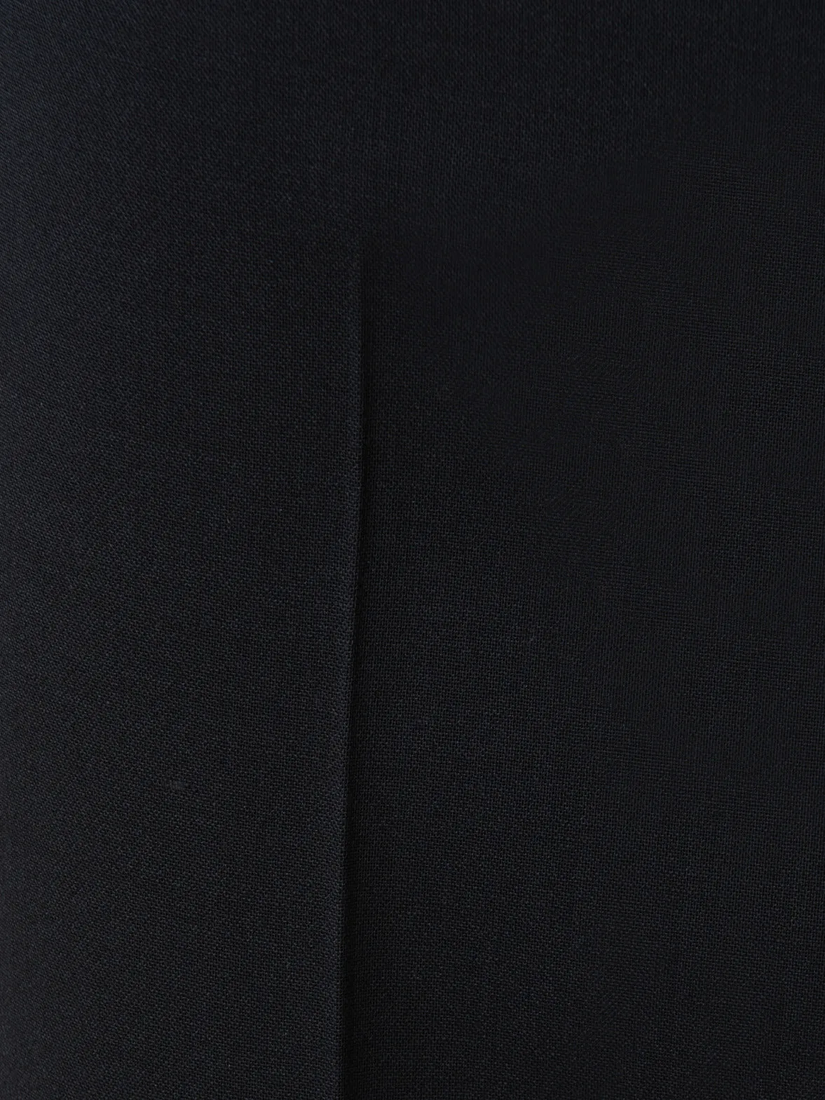 Slim Wool Double-Face Pants