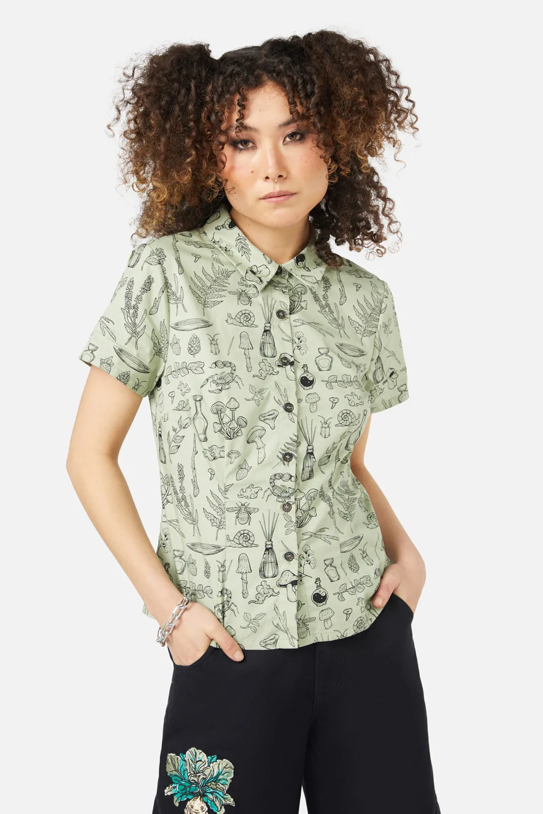 Sprouted Flora Blouse