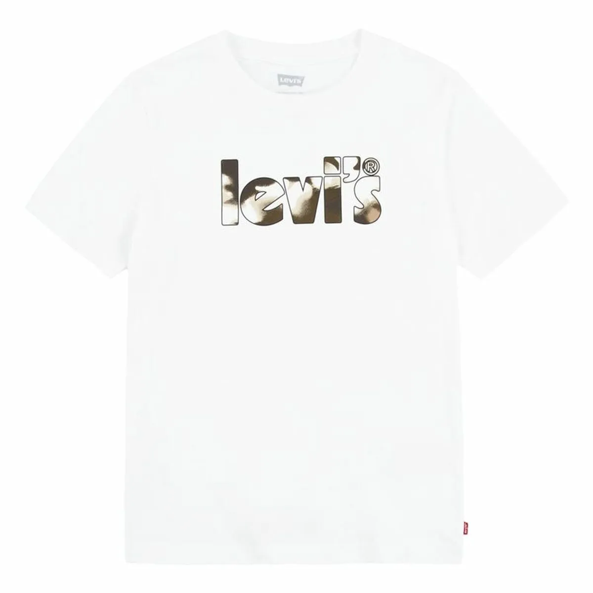 T-shirt Levi's Camo Poster Logo Bright White