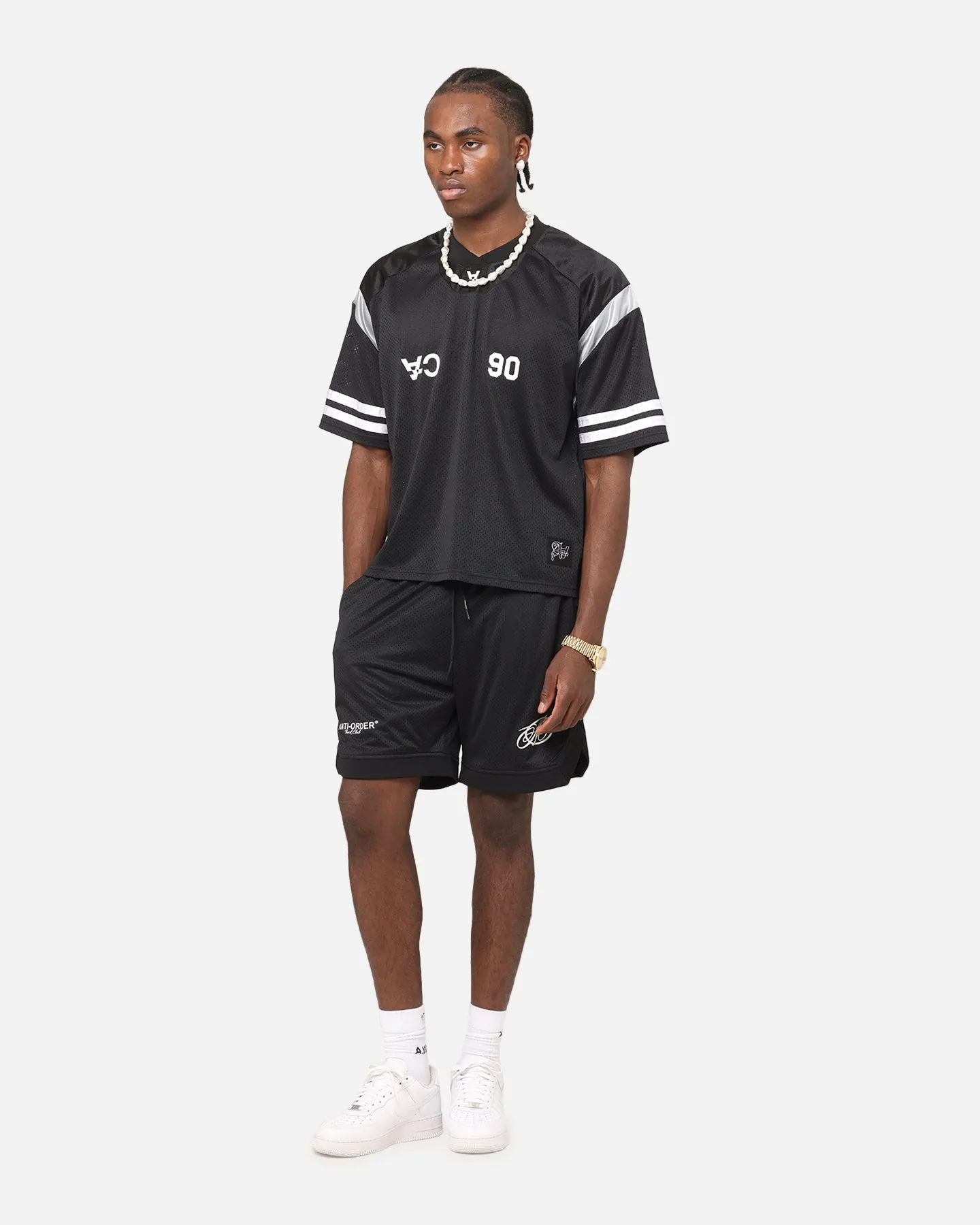 The Anti Order Track Club Basketball Shorts Black/Grey