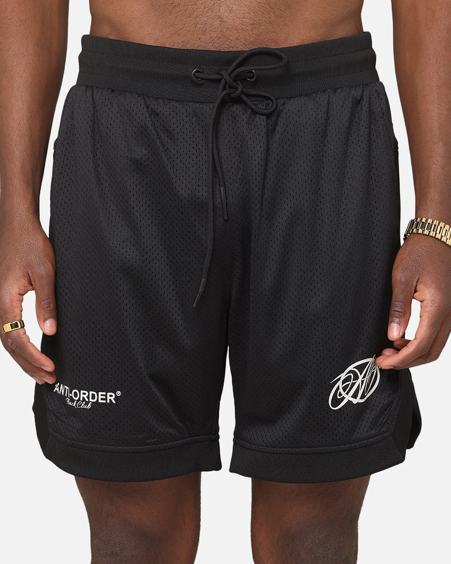 The Anti Order Track Club Basketball Shorts Black/Grey