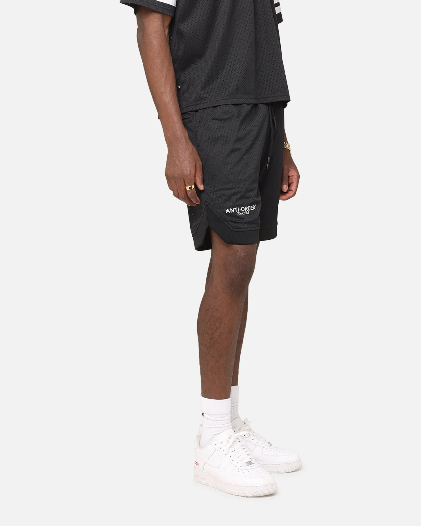 The Anti Order Track Club Basketball Shorts Black/Grey