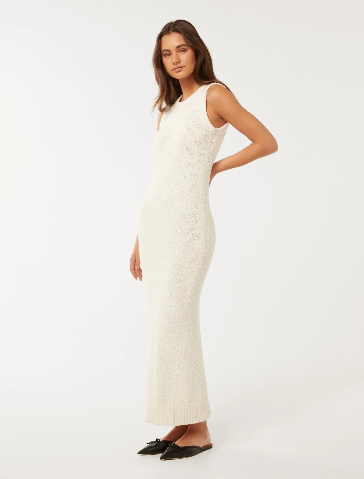 Thea Boucle Racer Dress