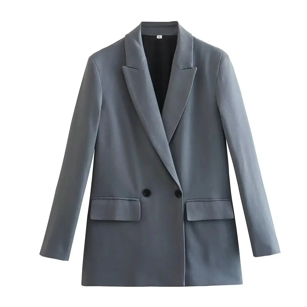 Women's Loose Buttoned Blazer with Collar | Perfect for Everyday Wear